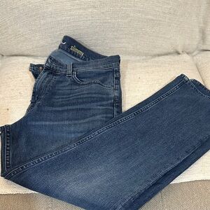 7 For All Mankind Slim Fit Dark Blue Jeans